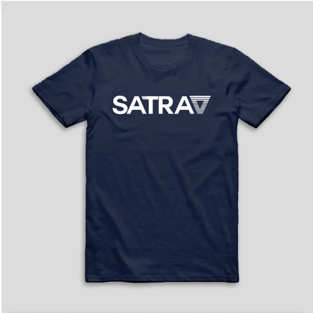 Satrawoot Logo Navy T-Shirt