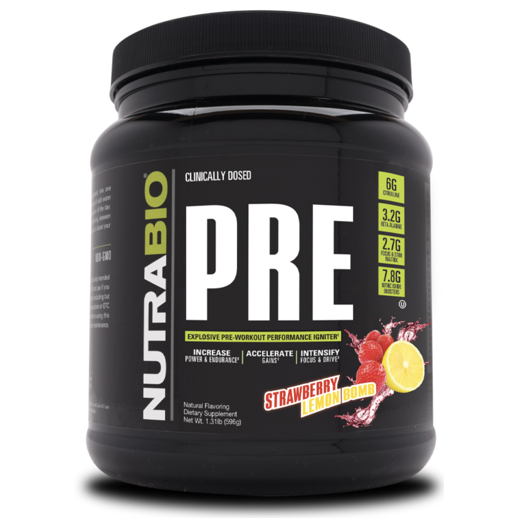 20 10 Minute Nutrabio pre workout with Machine