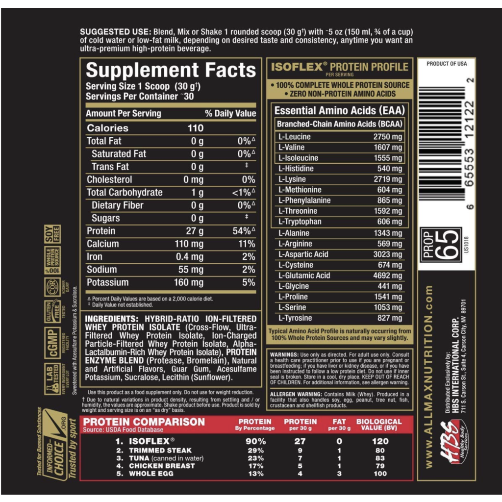 Isoflex - Probody Nutrition & Supplement Store