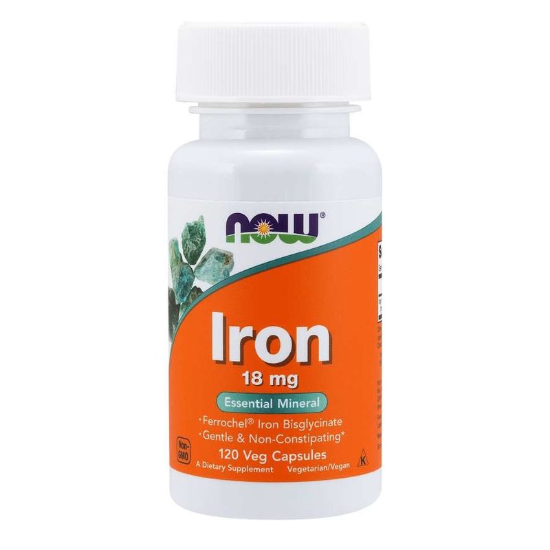 NOW Foods Iron 18mg