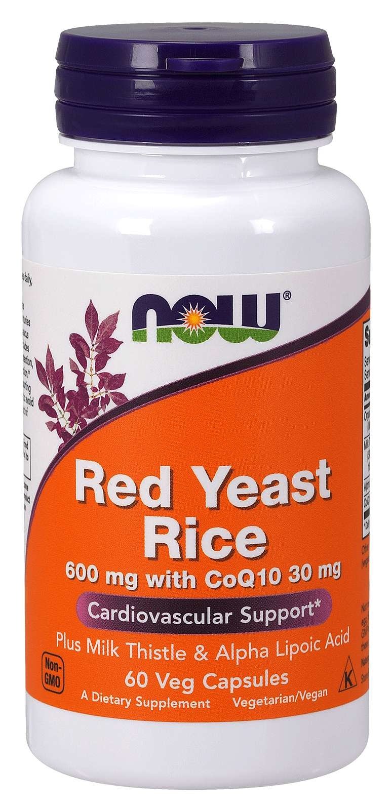 Red Yeast Rice + CoQ10 - Now FooDs ReD Yeast Rice Coq10