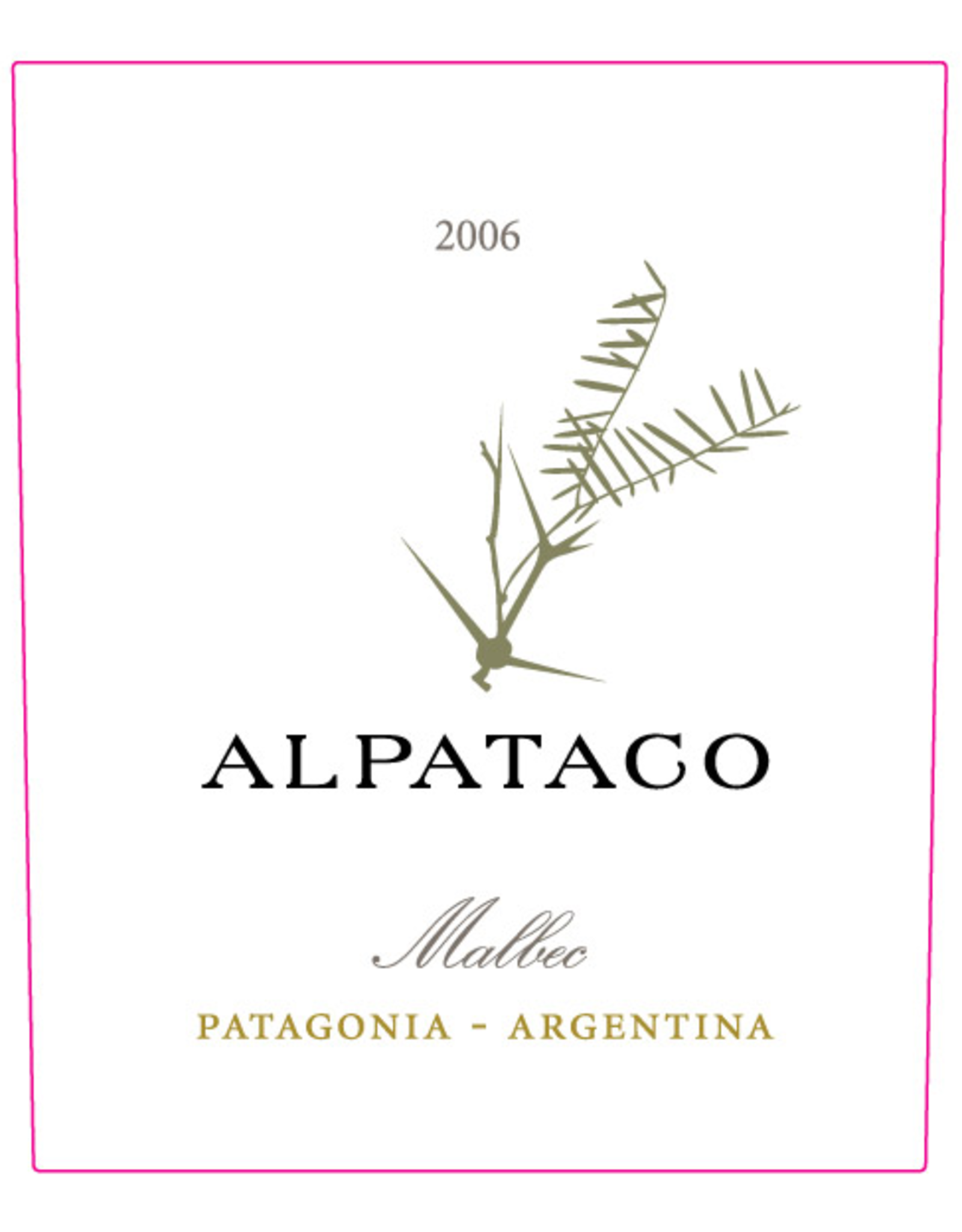 Alpataco Patagonia Malbec