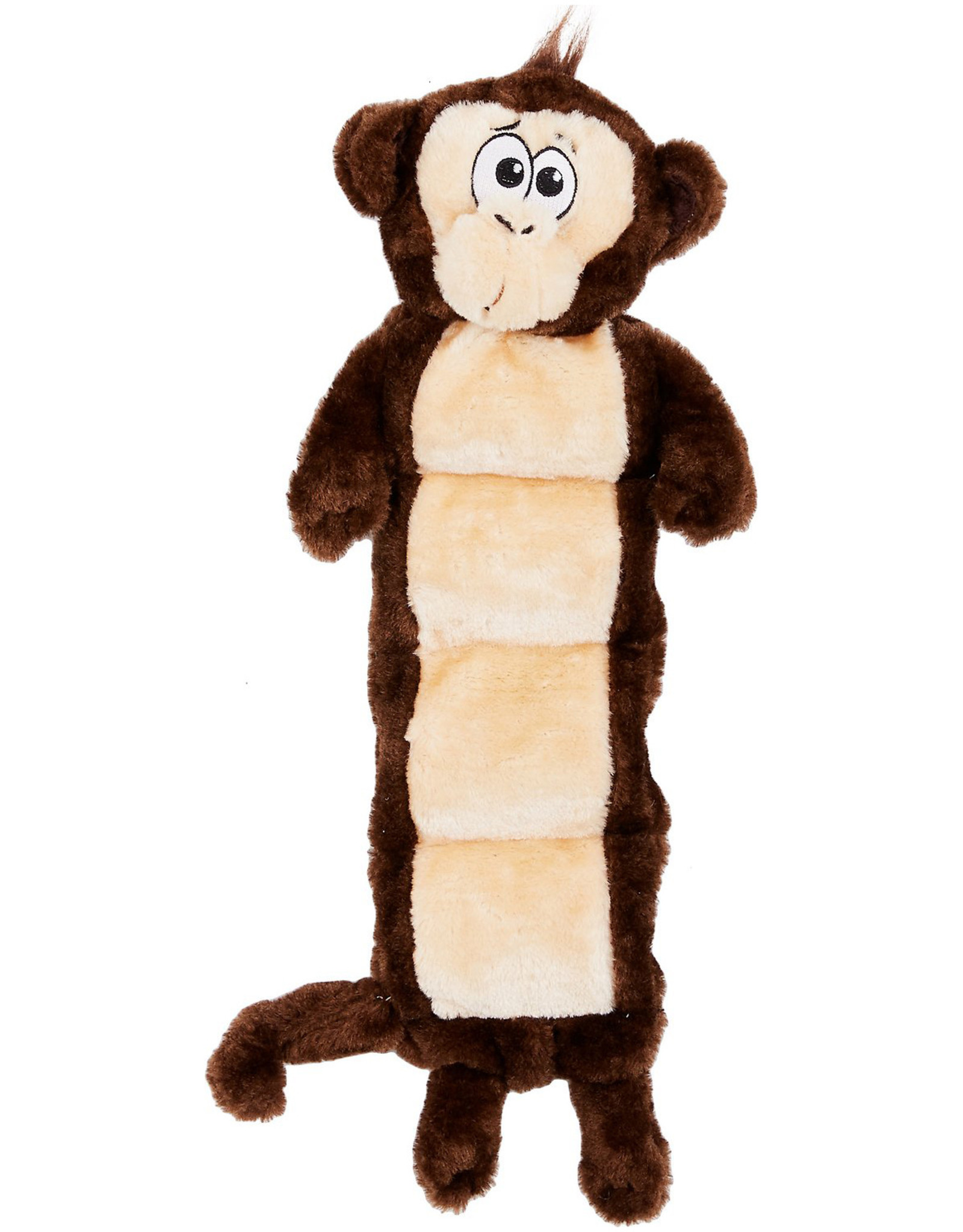 Outward Hound Invincibles Squeaker Palz Monkey Plush Dog Toy