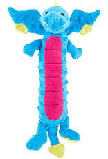GoDog Dragons Blue Skinny Chew Guard Dog Toy - Large