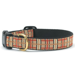 Up Country Plaid Dog Collar -  Size 10