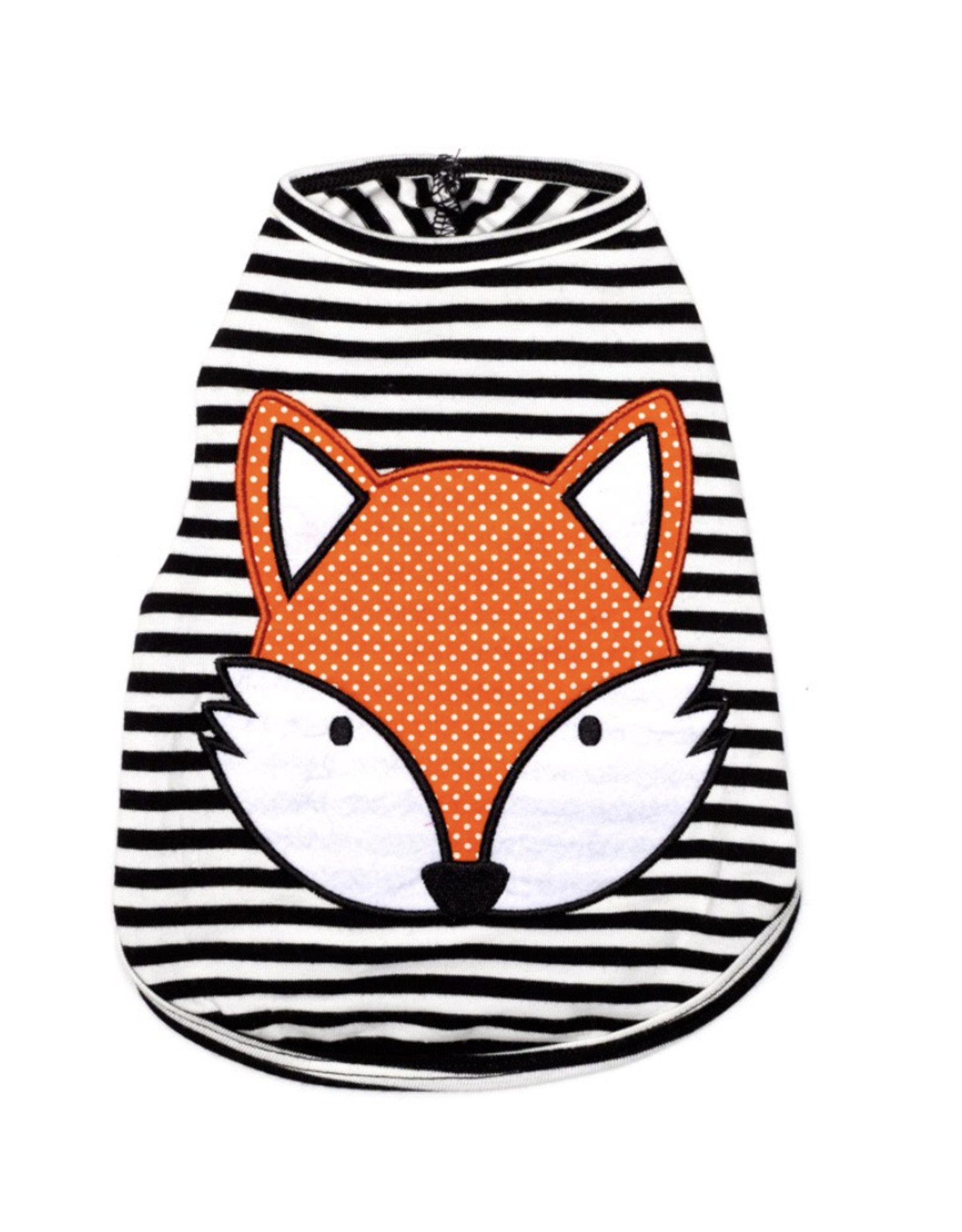 The Worthy Dog Applique Dog Tank Tee - Foxy