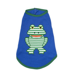 The Worthy Dog Applique Dog Tank Tee - Frog