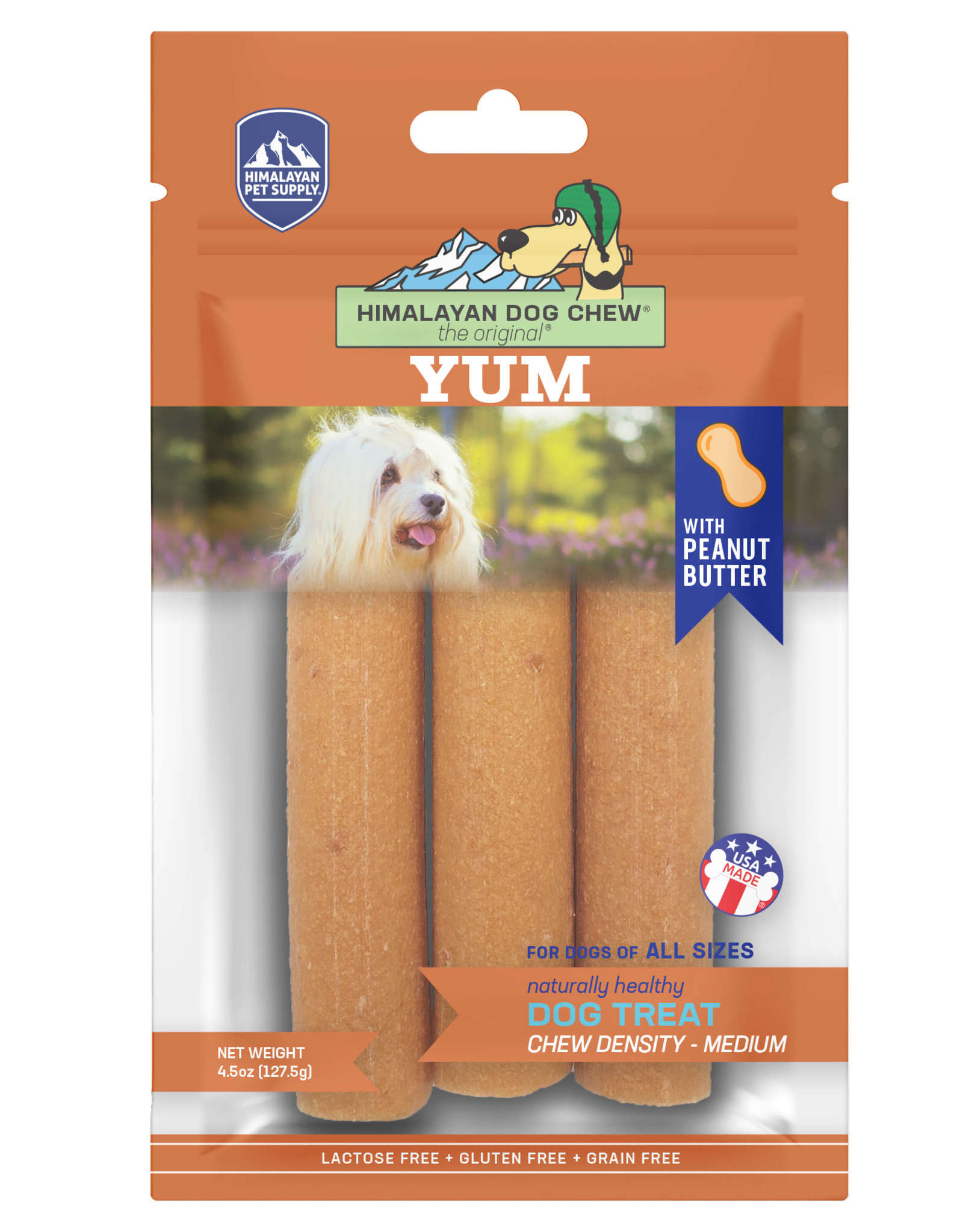 Himalayan Pet Supply YakyYum Peanut Butter Dog Chew - 4.5 oz
