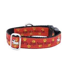2 Hounds Design Dirty Dogs Teddy The Dog Collar - Large