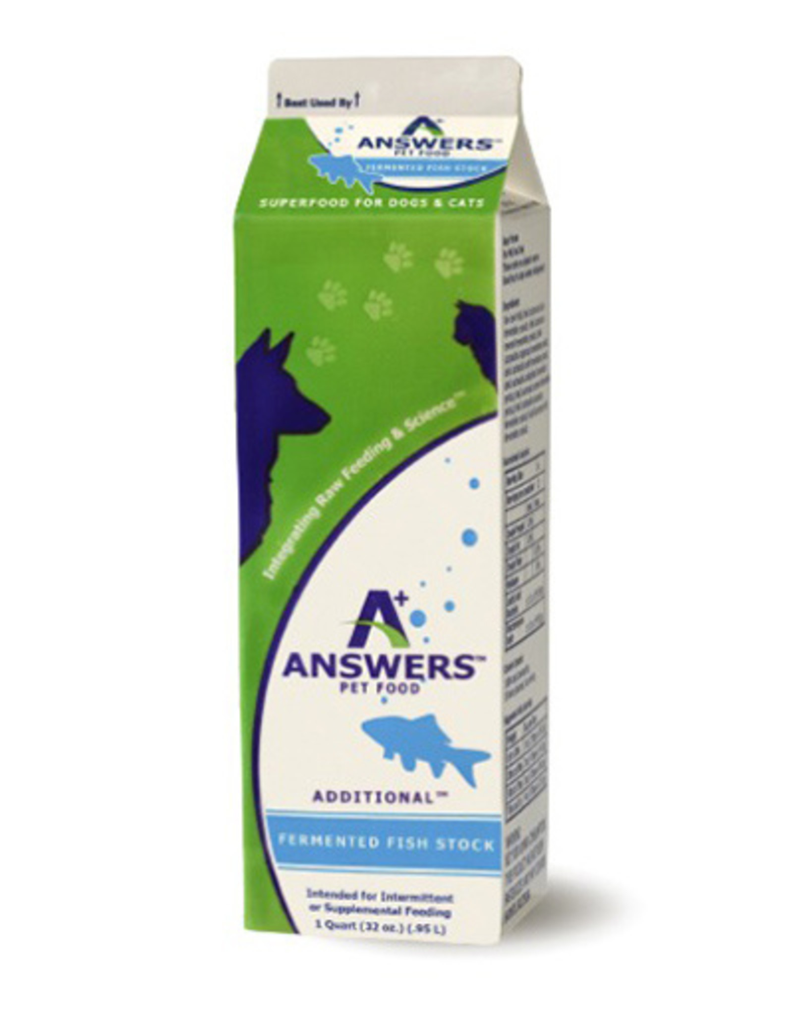 Answer's Pet Food Fish Stock - 1 quart (32oz)