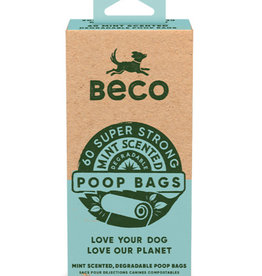 Beco Degradable Mint Scented Poop Bags - 60