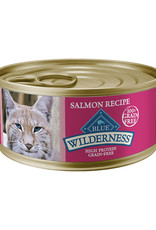 Blue Buffalo Wilderness Salmon Grain-Free Canned Cat Food - 5.5 oz Blue Buffalo Wilderness Salmon Grain-Free Canned Cat Food - 5.5 oz