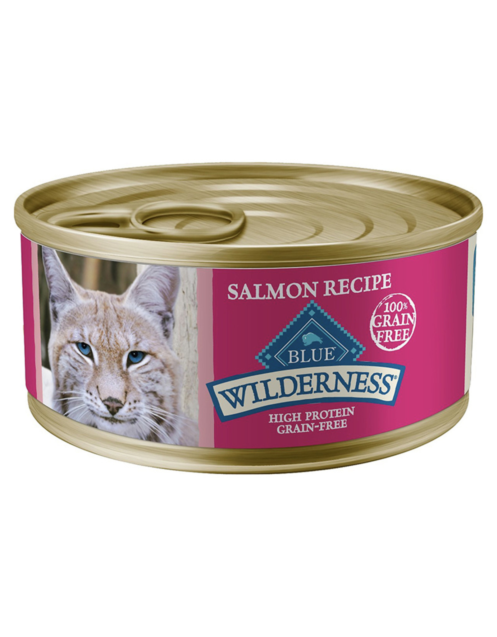 Blue Buffalo Wilderness Salmon Grain-Free Canned Cat Food - 5.5 oz