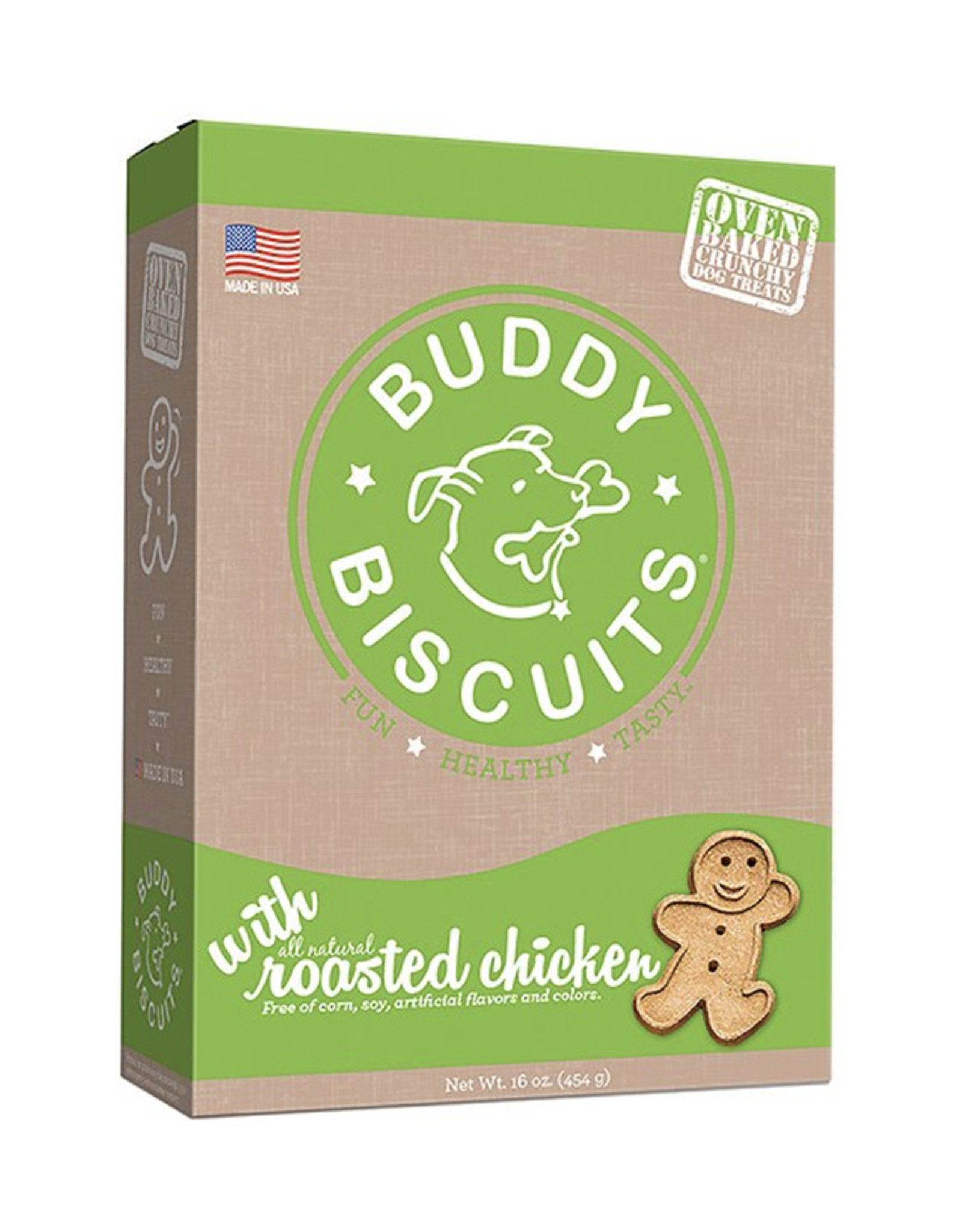 Buddy Biscuits Roasted Chicken Oven Baked Dog Treats - 16 oz