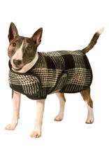 Chilly Dog Black and White Plaid Dog Blanket Coat - XSmall Chilly Dog Black and White Plaid Dog Blanket Coat - XSmall