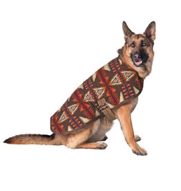 Chilly Dog Southwestern Dog Blanket Coat - Medium