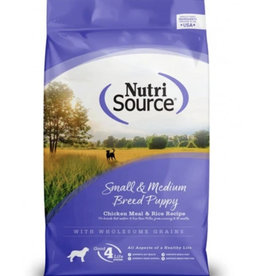 Nutrisource Small and Medium Breed Puppy Chicken and Rice Dry Dog Food - 15 lb