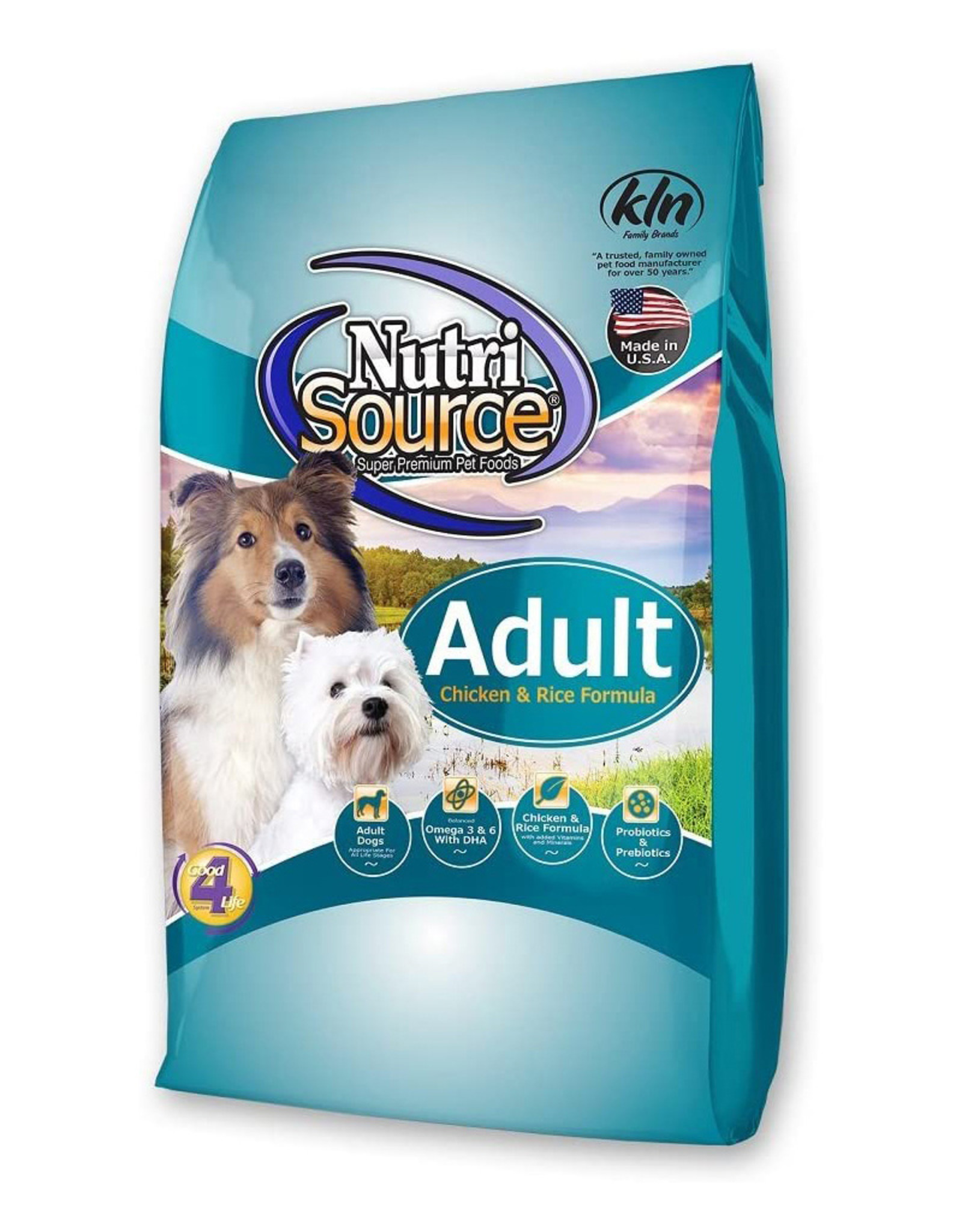 Nutrisource Adult Chicken & Rice Dry Dog Food - 15 lb