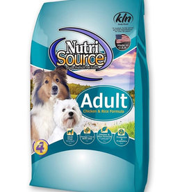 Nutrisource Adult Chicken & Rice Dry Dog Food - 15 lb