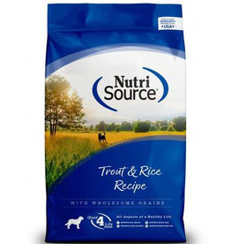 Nutrisource Trout & Brown Rice Recipe Dry Dog Food - 15 lb