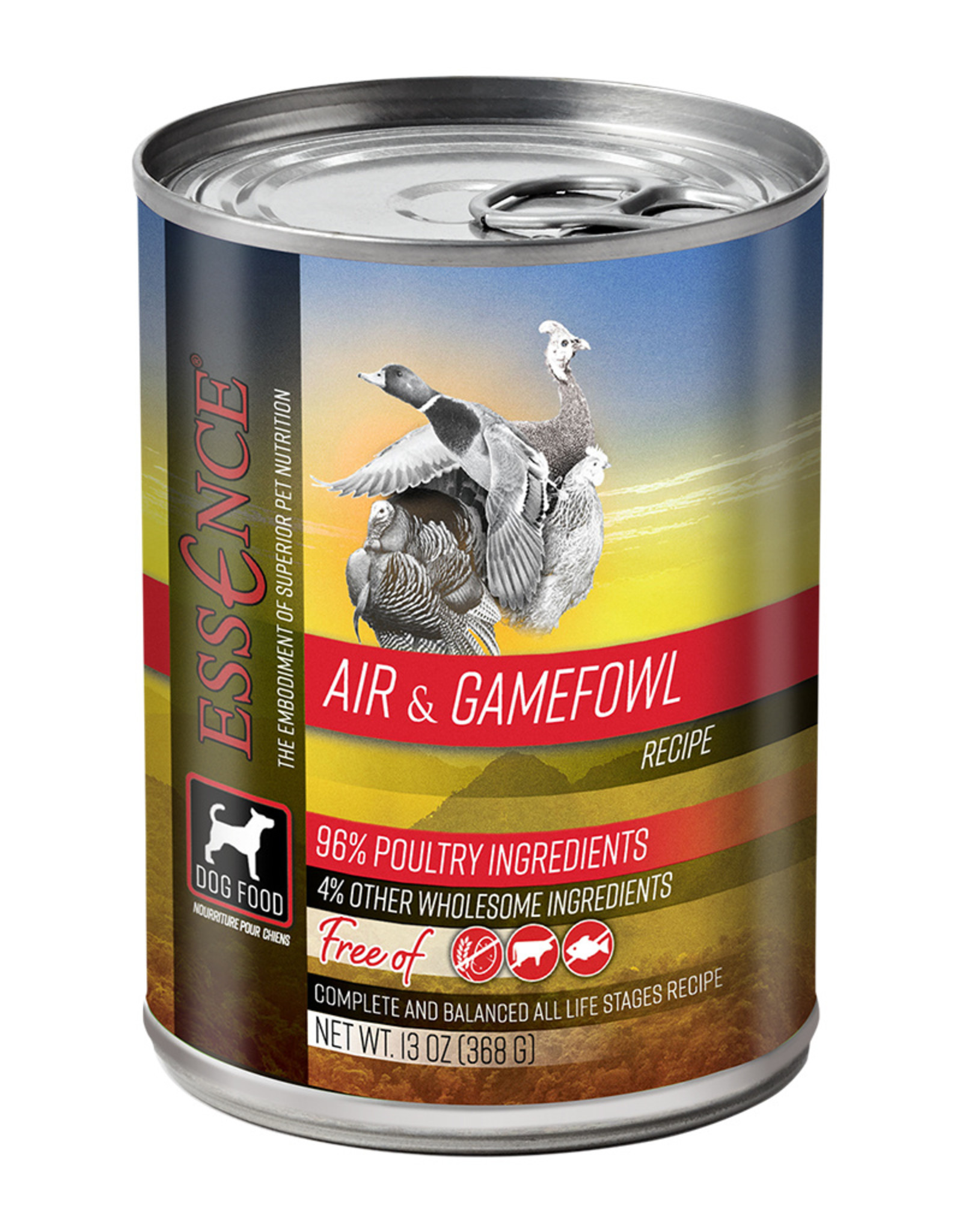 Essence Air & Gamefowl Grain-Free High Meat Can Dog Food - 13 oz