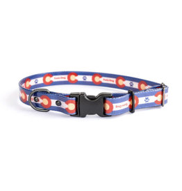 Euro Dog Quick Release Luxury Nylon Waterproof Colorado Dog Collar - Large