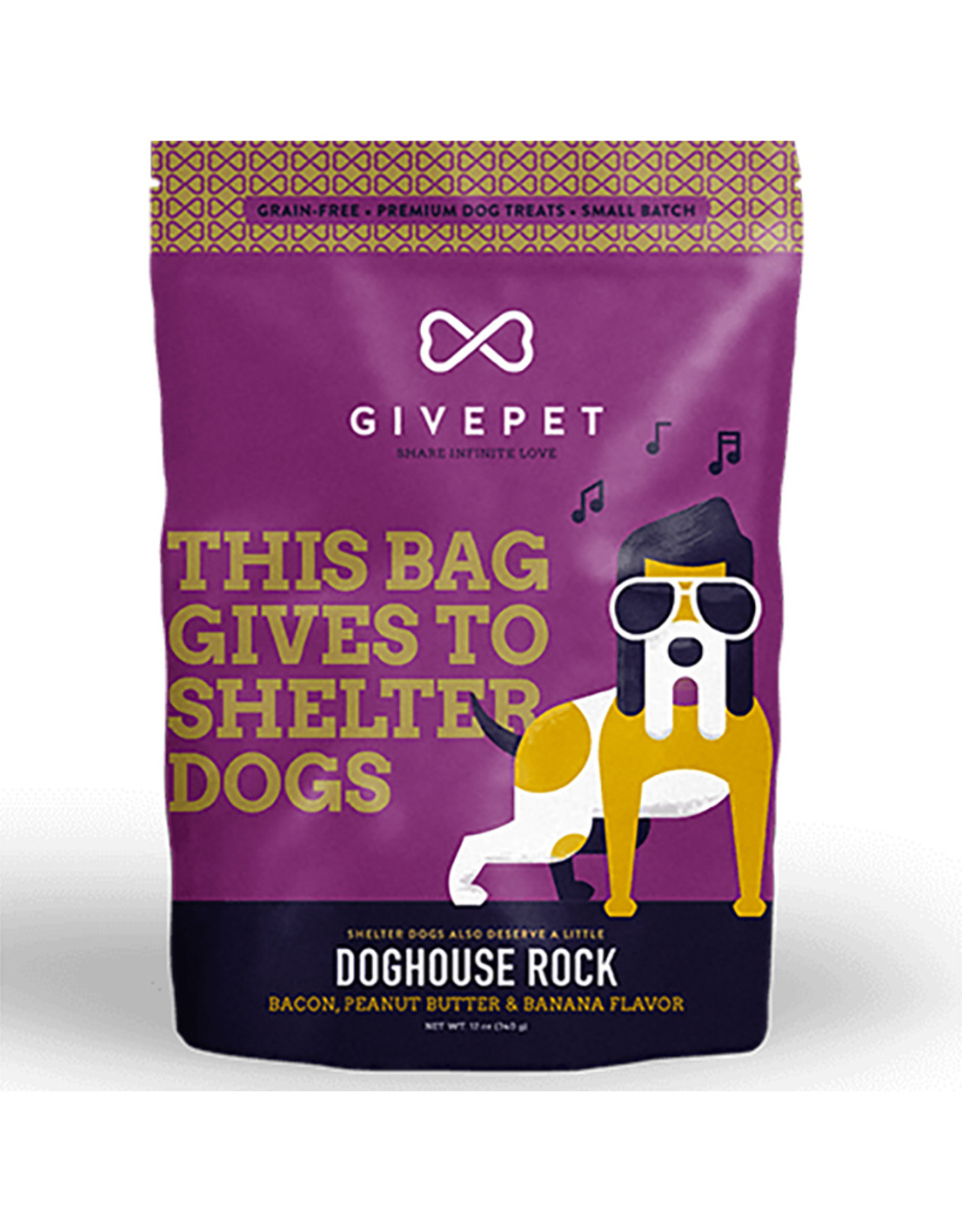 GivePet Doghouse Rock Dog Treats - 12oz