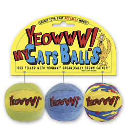 Gralen Company Yeowww! My Cats Balls - 3-Pack