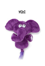 Hear Doggy Silent Squeaker Chew Guard Mini Flattie Elephant Plush Dog Toy Hear Doggy Silent Squeaker Chew Guard Mini Flattie Elephant Plush Dog Toy