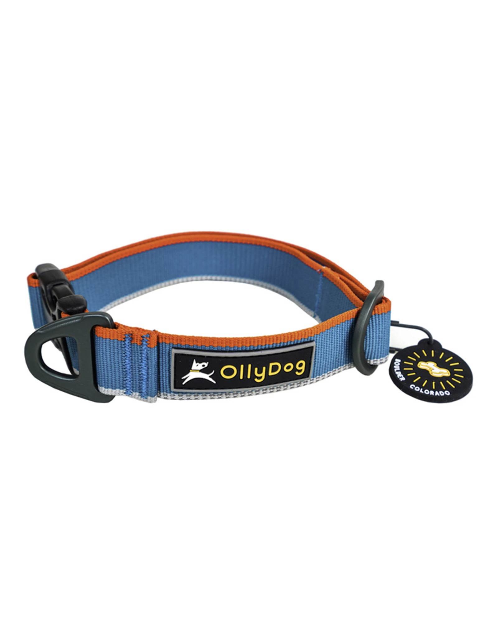 OllyDog Urban Trail Air Blue Reflective Collar