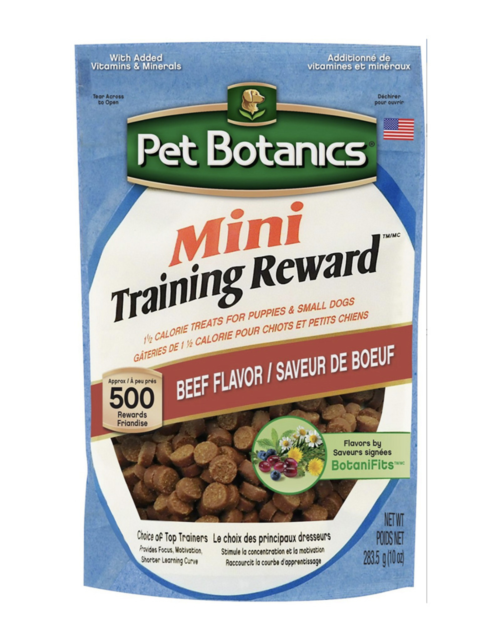Pet Botanics Mini Training Reward Beef Flavor Dog Treats - 10 oz
