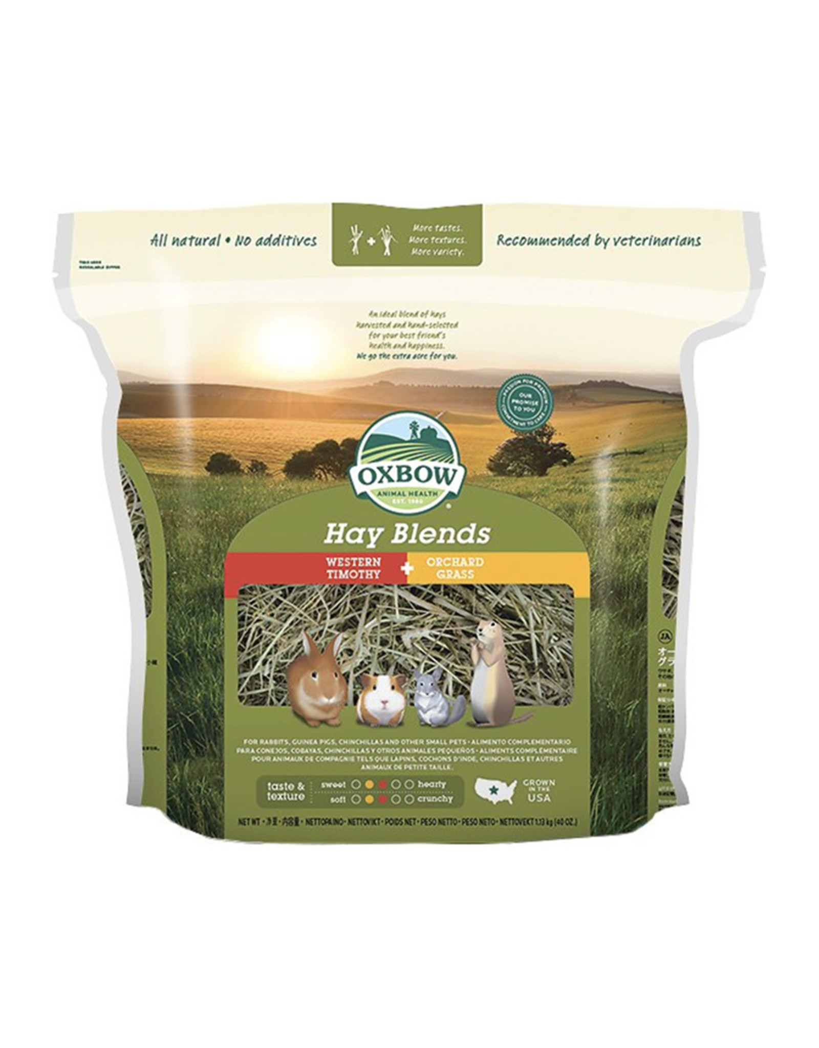 Oxbow Pet Products Western Timothy & Orchard Hay Small Animal Food - 40 oz