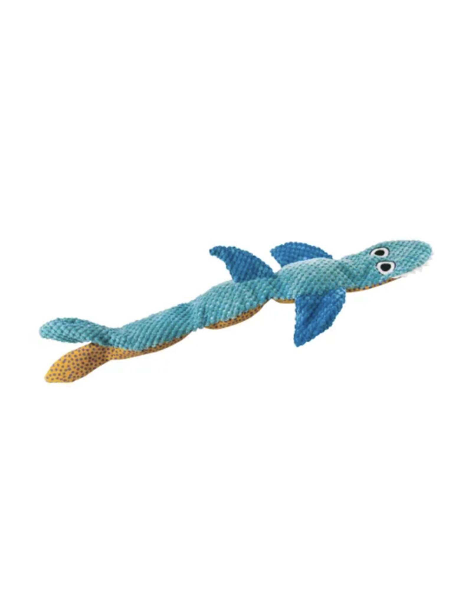 Petstages Stuffing Free Floppy Shark Dog Toy