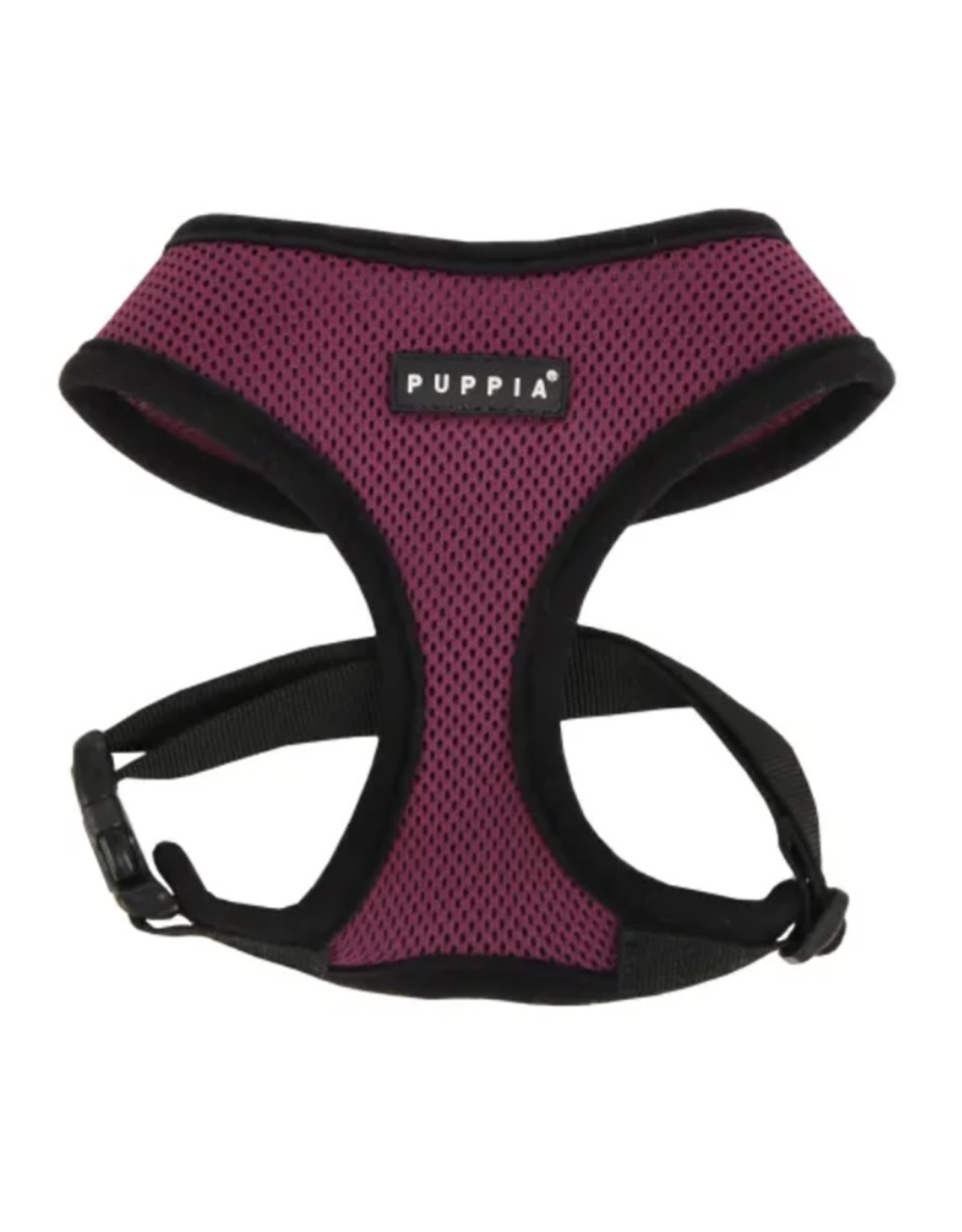 Puppia Soft Purple Black Trim Dog Harness - Large