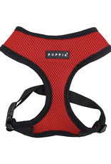 Puppia Soft Red Black Trim Dog Harness - XSmall