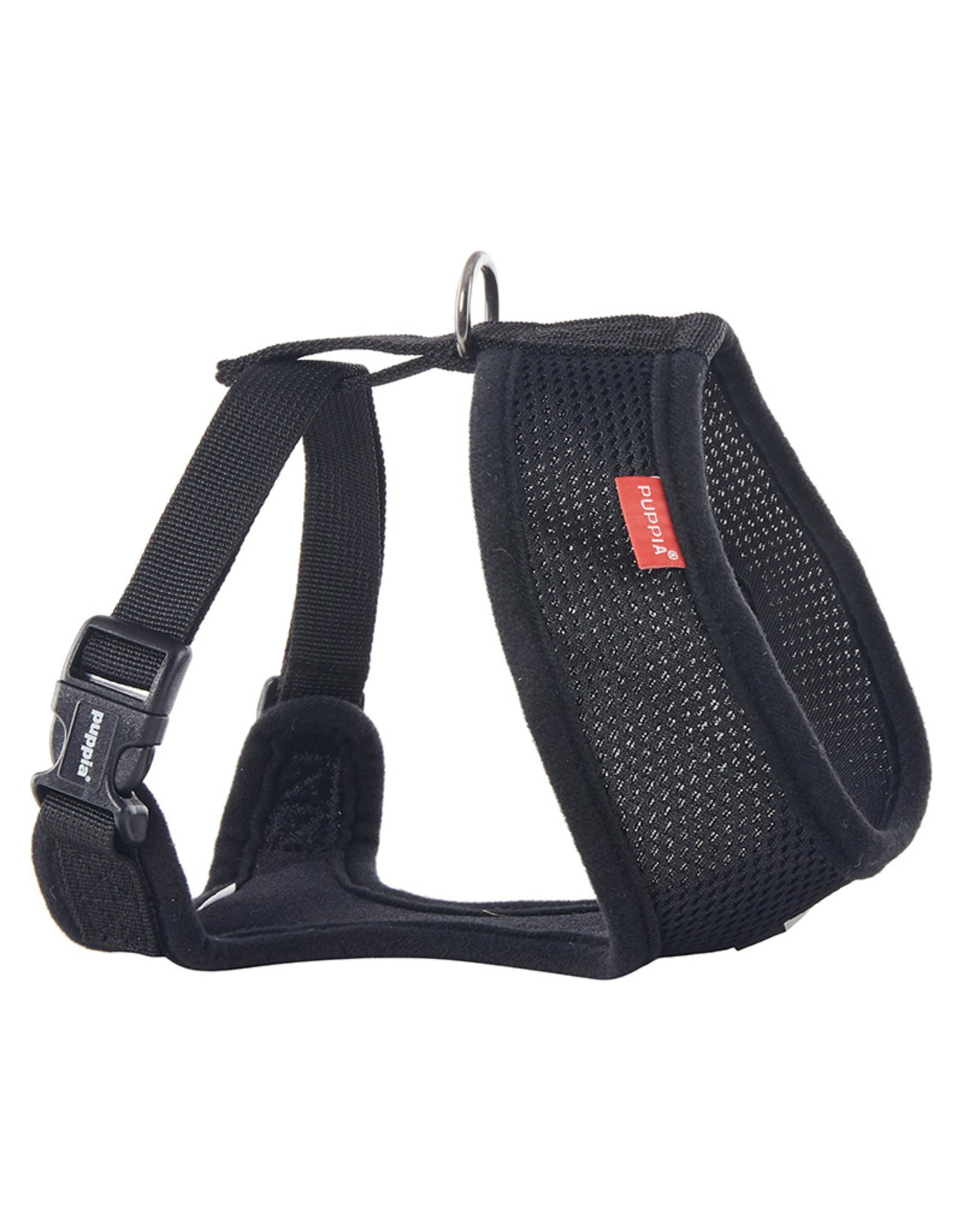 Puppia Soft Black Dog Harness - Medium