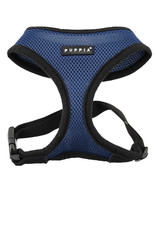 Puppia Soft Royal Blue Black Trim Dog Harness - Small Puppia Soft Royal Blue Black Trim Dog Harness - Small