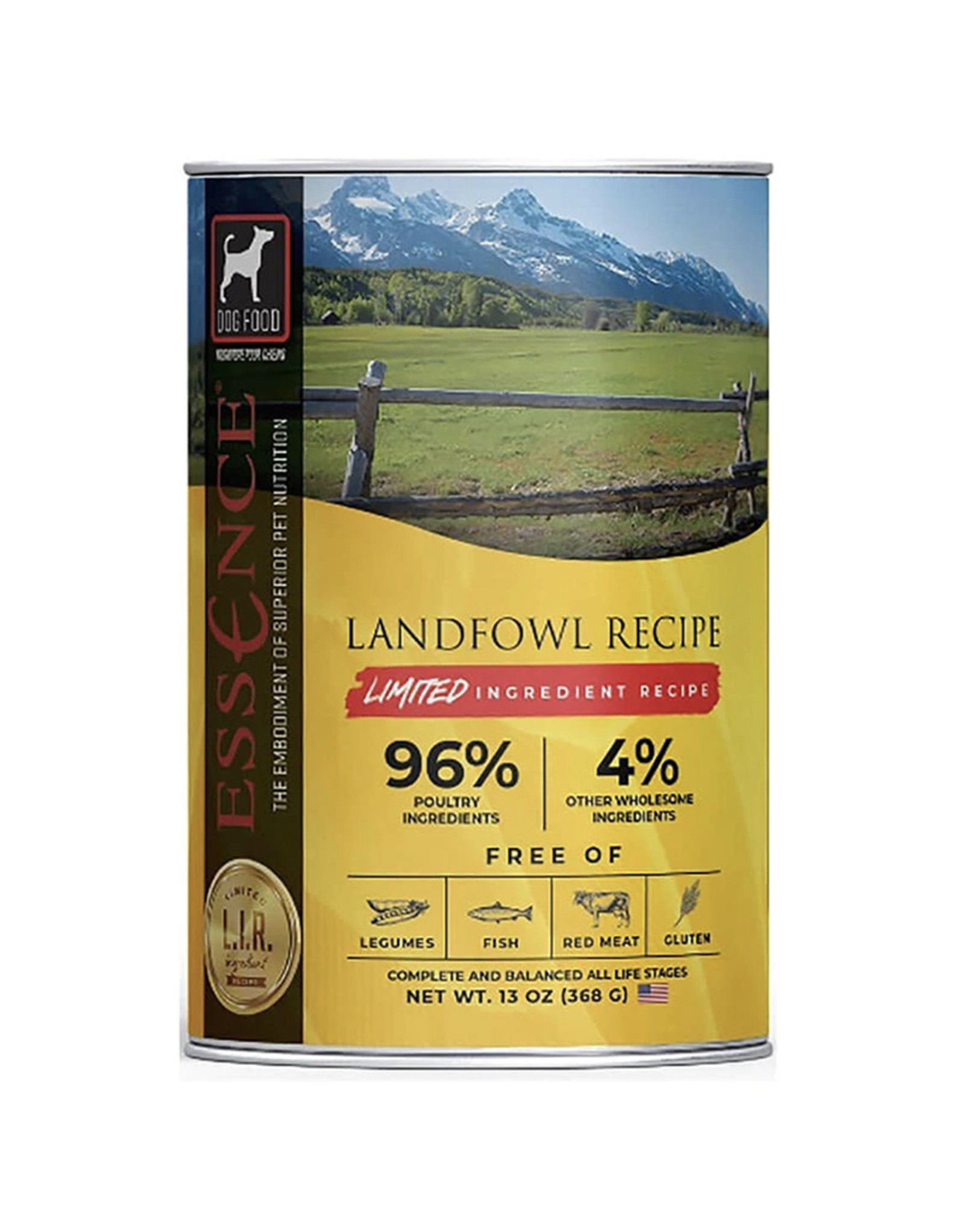 Essence Limited Ingredient Landfowl Recipe Dog Food - 13 oz can
