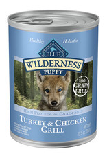 Blue Buffalo Wilderness Turkey & Chicken Grill Grain-Free Puppy Canned Dog Food - 12.5 oz Blue Buffalo Wilderness Turkey & Chicken Grill Grain-Free Puppy Canned Dog Food - 12.5 oz