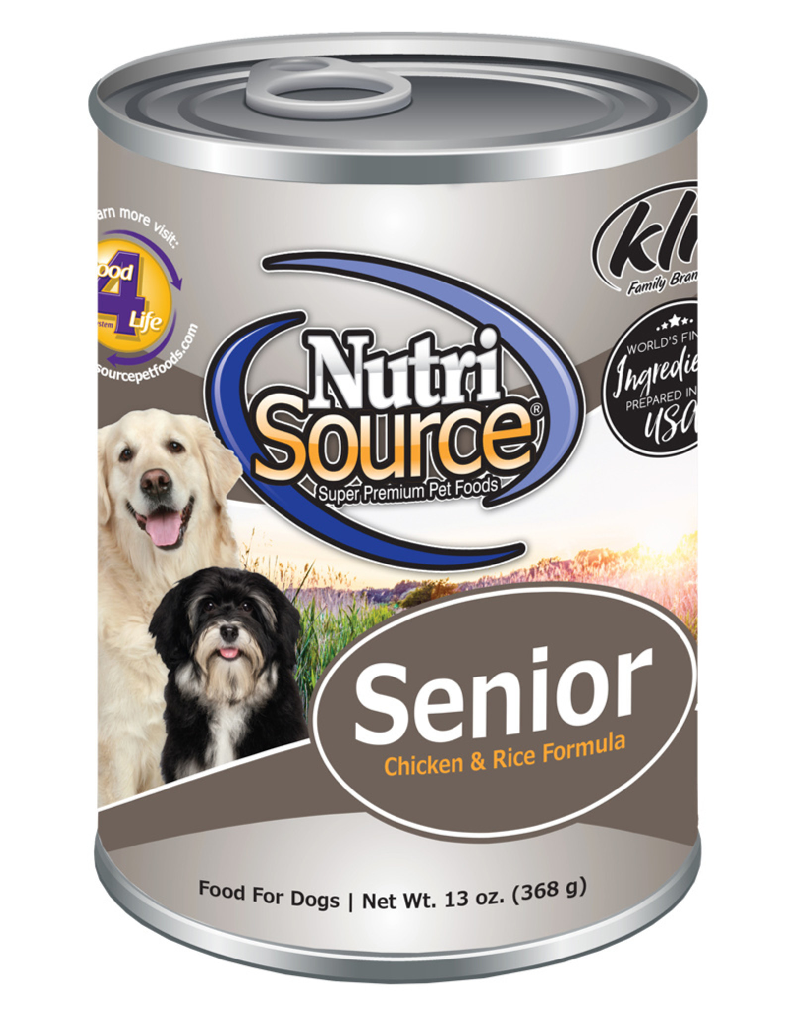 Nutrisource Chicken & Rice Senior Dog Formula – 13 oz