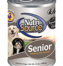 Nutrisource Chicken & Rice Senior Dog Formula – 13 oz