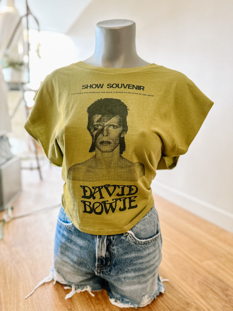 David Bowie Show Flyer Banded Tee