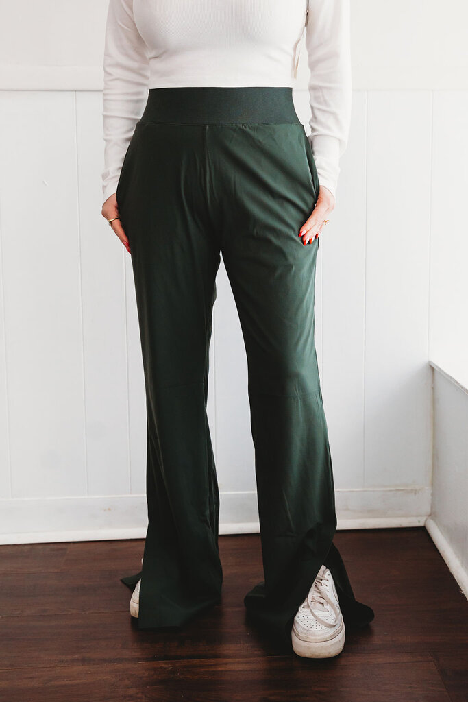 Wide Leg Active Pants