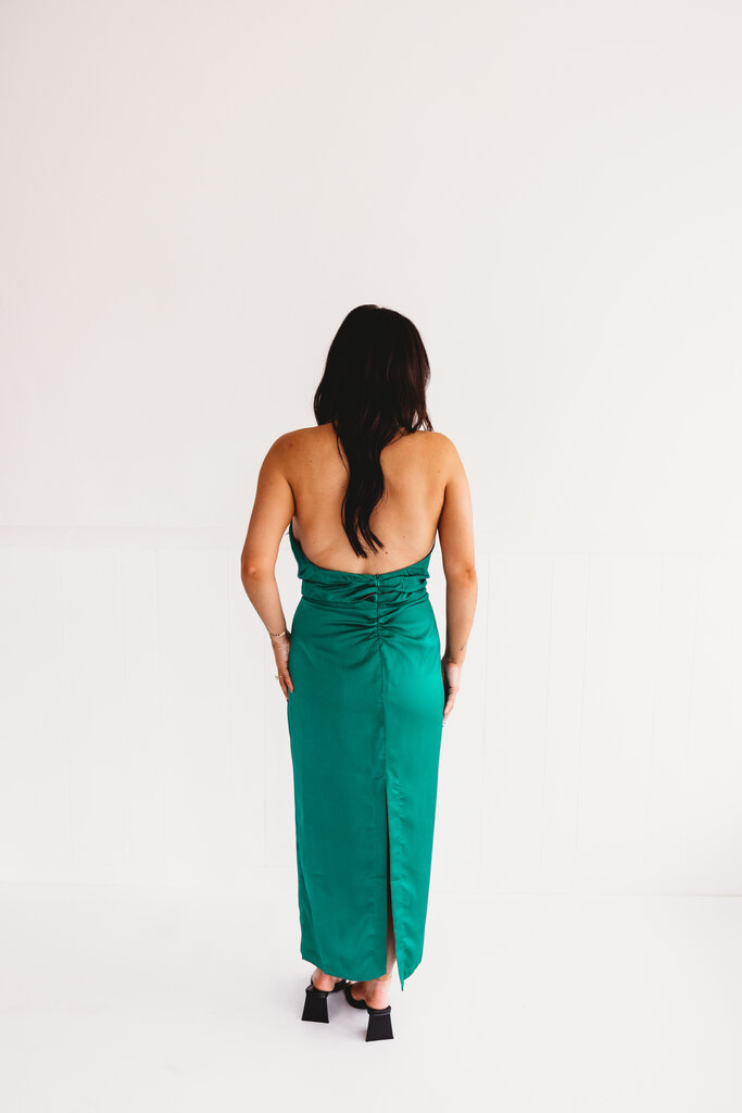 Essome Save You A Seat Satin Dress