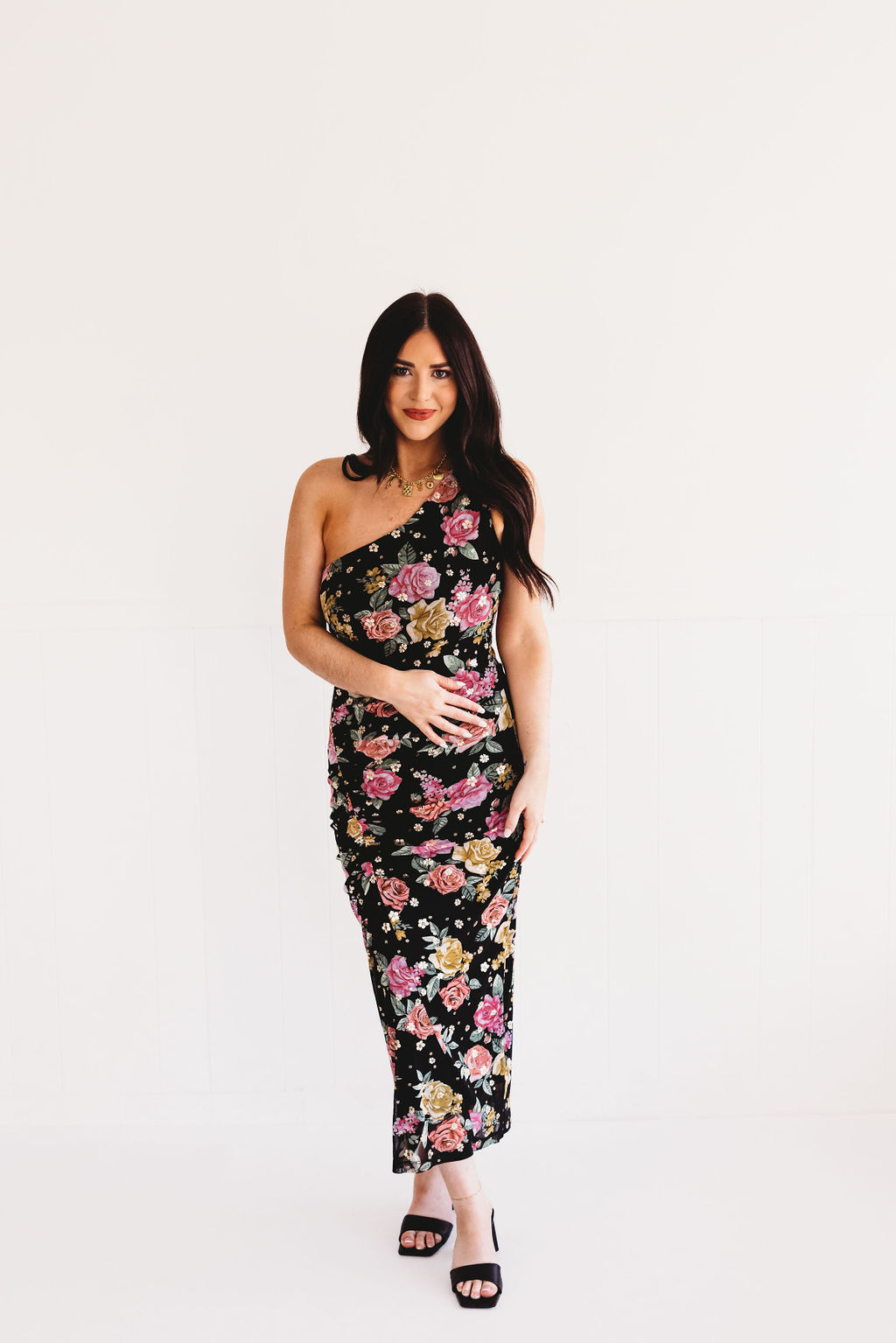 Floral Feels One Shoulder Dress