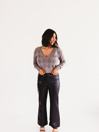 olivaceous Gather Together Crop Sweater