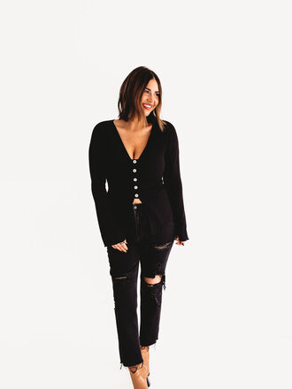 Nights Out Split Top