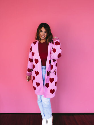 bibi Heart On My Sleeve Cardigan