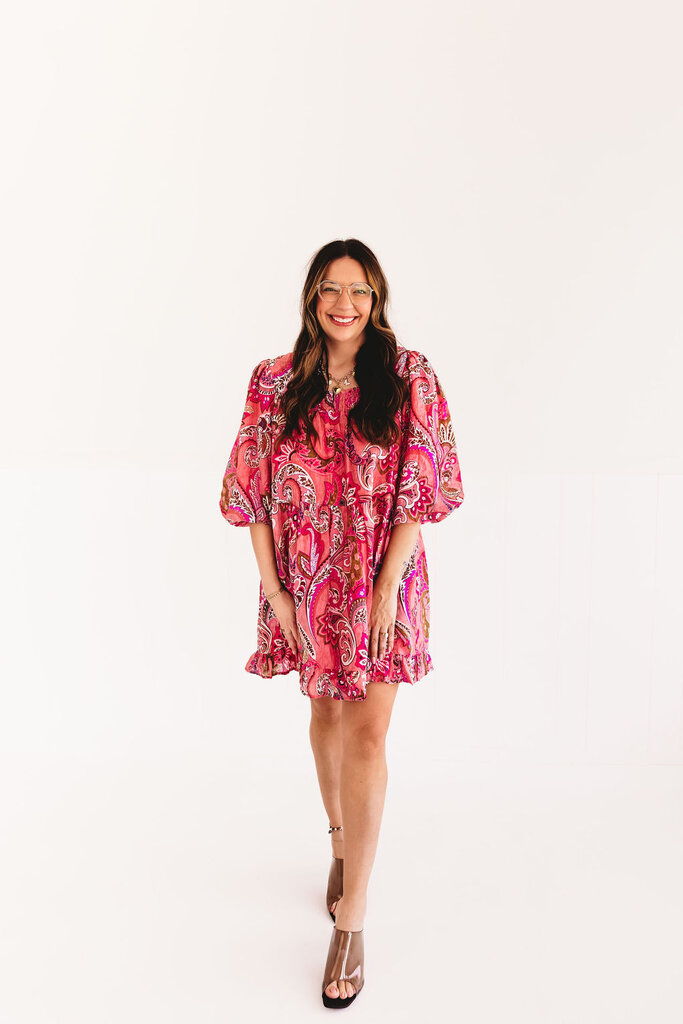 jodifl Sweet Pink Baby Doll Dress
