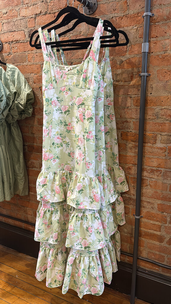 E&M Guest List Tiered Dress